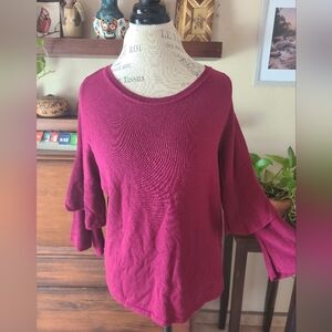 New directions office career work flowy blouse size large